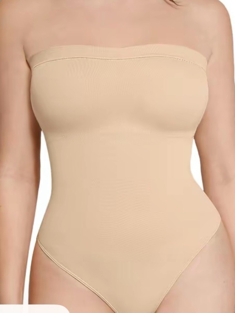 eelingGirl Strapless , Seamless Tummy Control , Removable Straps, Shaper Sz M/L